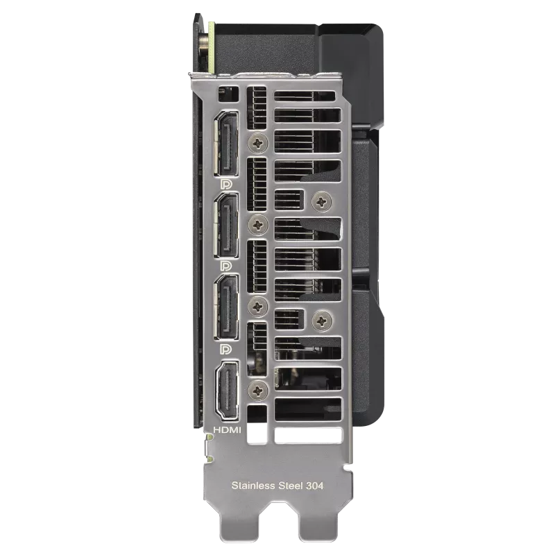 خروجی‌ها: HDMI 2.1a و سه DisplayPort 1.4a در کارت گرافیک RTX 4060 Ti